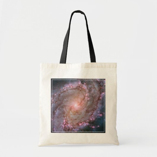 Verborgen spiraal Galaxy Messier 83. Tote Bag (Voorkant)