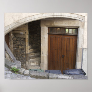 Verborgen Stairs Luxemburg City Poster