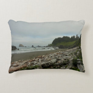 Verborgen strand I in Redwood National Park Accent Kussen