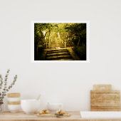 Verborgen tempel poster (Keuken)