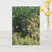 Verborgen tractor kaart (Gele Bloem)