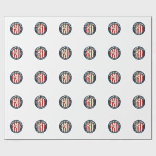 Verborgen vrijheid Patriotisch Patriotisch Optisch Cadeaupapier