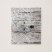 Verborgen Wolfgezicht Legpuzzel (Verticaal)