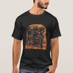 Verbrand brood toast Halloween kostuum T-shirt