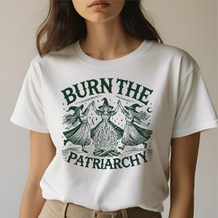 Verbrand de heksen van het patriarchaat t-shirt