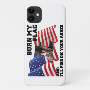 Verbrand mijn vlag niet iPhone 11 hoesje