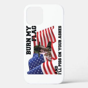 Verbrand mijn vlag niet iPhone 12 hoesje