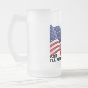 Verbrand mijn vlag niet matglas bierpul