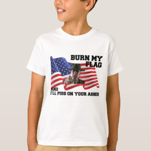 Verbrand mijn vlag niet t-shirt