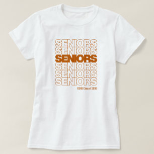 Verbrand Oranje Seniors Seniors Seniors T-shirt