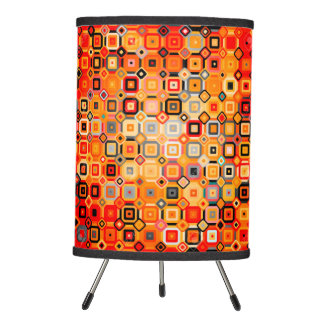  verbrand oranje tafellicht met kelderretro