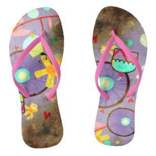 Verbrand Oud Vervallen Vintage Teenslippers