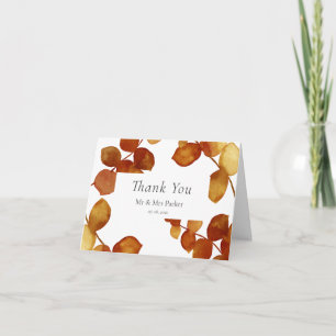 Verbrand Sienna Eucalyptus Boho Dank Je Kaart
