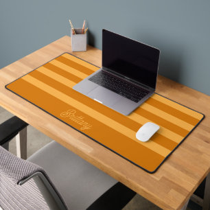 Verbrand Sinaasappel & Pastel Sinaasappel Stripes Bureaumat
