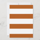 Verbrand Sinaasappel Spooky Halloween Brush Letter Kaart (Achterkant)