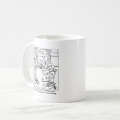 Verbrand uw pensioencheque om uw arm te houden koffiemok (Voorkant links)