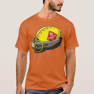 Verbrandbare leemten t-shirt