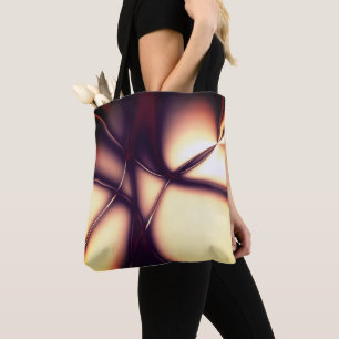 Verbrandde beige crème onder heldere lijn lijkt op draagtas