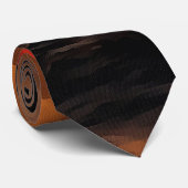 Verbrandde horizons op de aegeïsche verf stropdas (Opgerold)