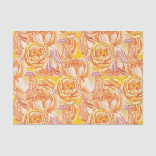 Verbrandde Oranje  boerderij Tissuepapier (Voorkant)