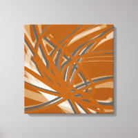Verbrandde Oranje en grijze Abstracte inktlinten