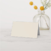 Verbrandde Oranje Floral Boho Wedding Place Card (Achterkant)