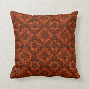Verbrandde Oranje renaissance Swirl Pillow Kussen