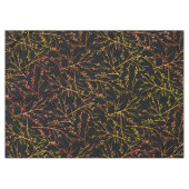 Verbrandde Oranje twijgen op zwart Tafelkleed (Voorkant (Horizontaal))