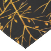 Verbrandde Oranje twijgen op zwart Tafelkleed (Gekanteld)