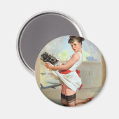 Verbrandde pop omhoog magneet (Voorkant / Achterkant)