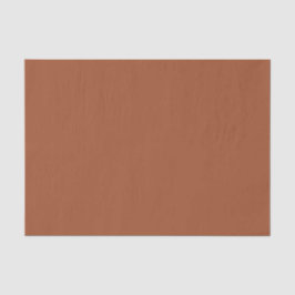 Verbrandde Sienna Solid Color Tissuepapier