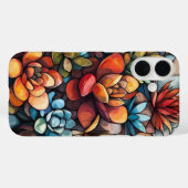 verbrande bloemendans Case-Mate iPhone case (Achterkant (horizontaal))