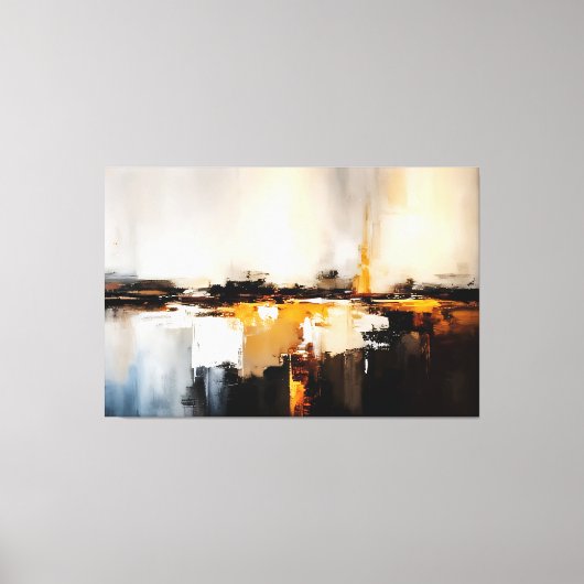 Verbrande Horizon Canvas Afdruk (Voorkant)