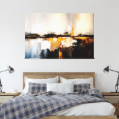 Verbrande Horizon Canvas Afdruk (Insitu (Slaapkamer))