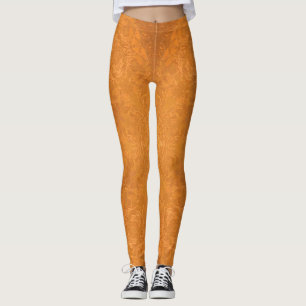 Verbrande Oranje stercaleidoscoop Leggings