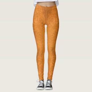 Verbrande Oranje stercaleidoscoop Leggings