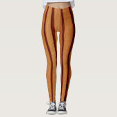 Verbrande rustieke Sinaasappels Leggings (Voorkant)