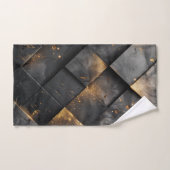 Verbrande stalen achtergrond bad handdoek (Handdoek)
