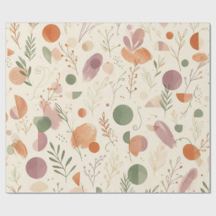 Verbrande Terracotta Stofige Salie Boho Woestijn V Cadeaupapier