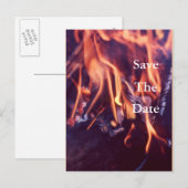 verbranden aankondigingskaart (Voorkant / Achterkant)