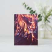 verbranden aankondigingskaart (Staand voorkant)