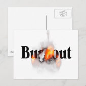 Verbranden Briefkaart (Voorkant / Achterkant)