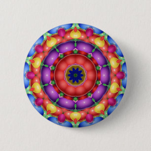 verbranden ronde button 5,7 cm