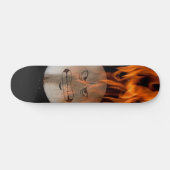 Verbrandend gezichtskateboard skateboard (Horizontaal)