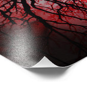 Verbrandend hart foto afdruk (Hoek)