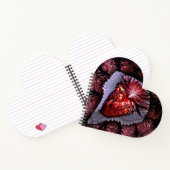 Verbrandend hart notitieboek (Binnen)