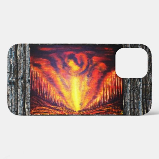 Verbrandend hemel Case-Mate iPhone case (Achterkant (horizontaal))