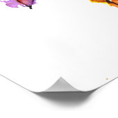 Verbrandend Roos Tattoo Poster (Hoek)