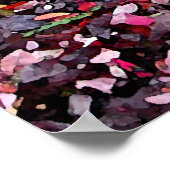 Verbrandende Abstracte Struik Poster (Hoek)