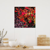 Verbrandende Abstracte Struik Poster (Keuken)